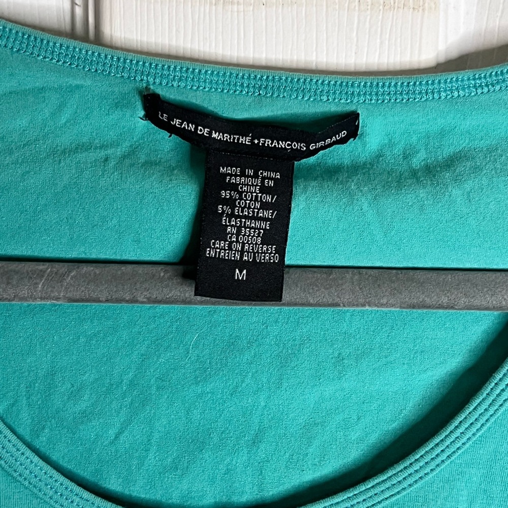 Le Jean De Marithe François gibbous green top size M - Picture 5 of 7
